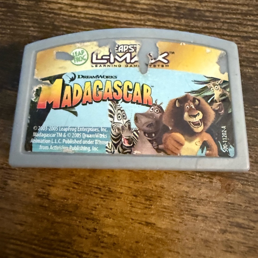 Leapster Madagascar Game